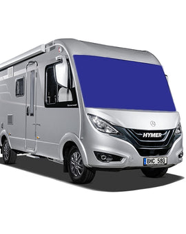 Hymer with Integrated motorhome windscreen