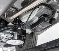 Levelling system motorhome underview  