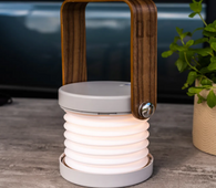 Njord lamp lantern light grey