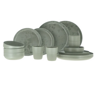 Palma tableware set green 16 pieces