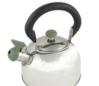 Bo-Camp Whistling Kettle Trend 2 Foldaway Handle Rvs 2.5L