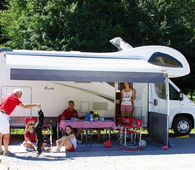 Awning Fiamma 5.50m Anodised/grey F45L