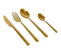 Bo-Camp Industrial Collection Cutlery Fairbanks 16 Pieces Gold