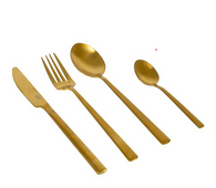 Bo-Camp Industrial Collection Cutlery Fairbanks 16 Pieces Gold