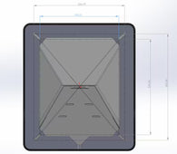 Starlink Mini Flat Mount Plastic RV Roof Adapter All In Kit