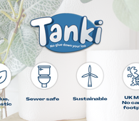 Tanki Sustainable Toilet Paper 9 roll pack