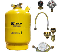 Single Gaslow 6kg Cylinder Kit with Exterior Filler