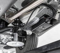 Levelling system motorhome underview  