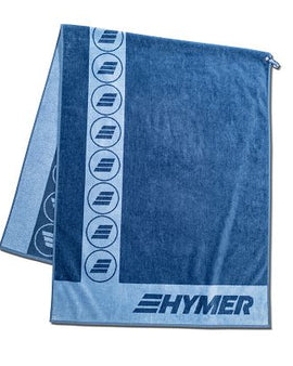 Hymer bath towel folded over