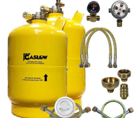 Twin Gaslow 6kg Cylinder Kit with Exterior Filler